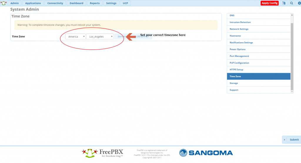 FreePBX 14 – Initial Setup – I Shot Your Car – Techblog